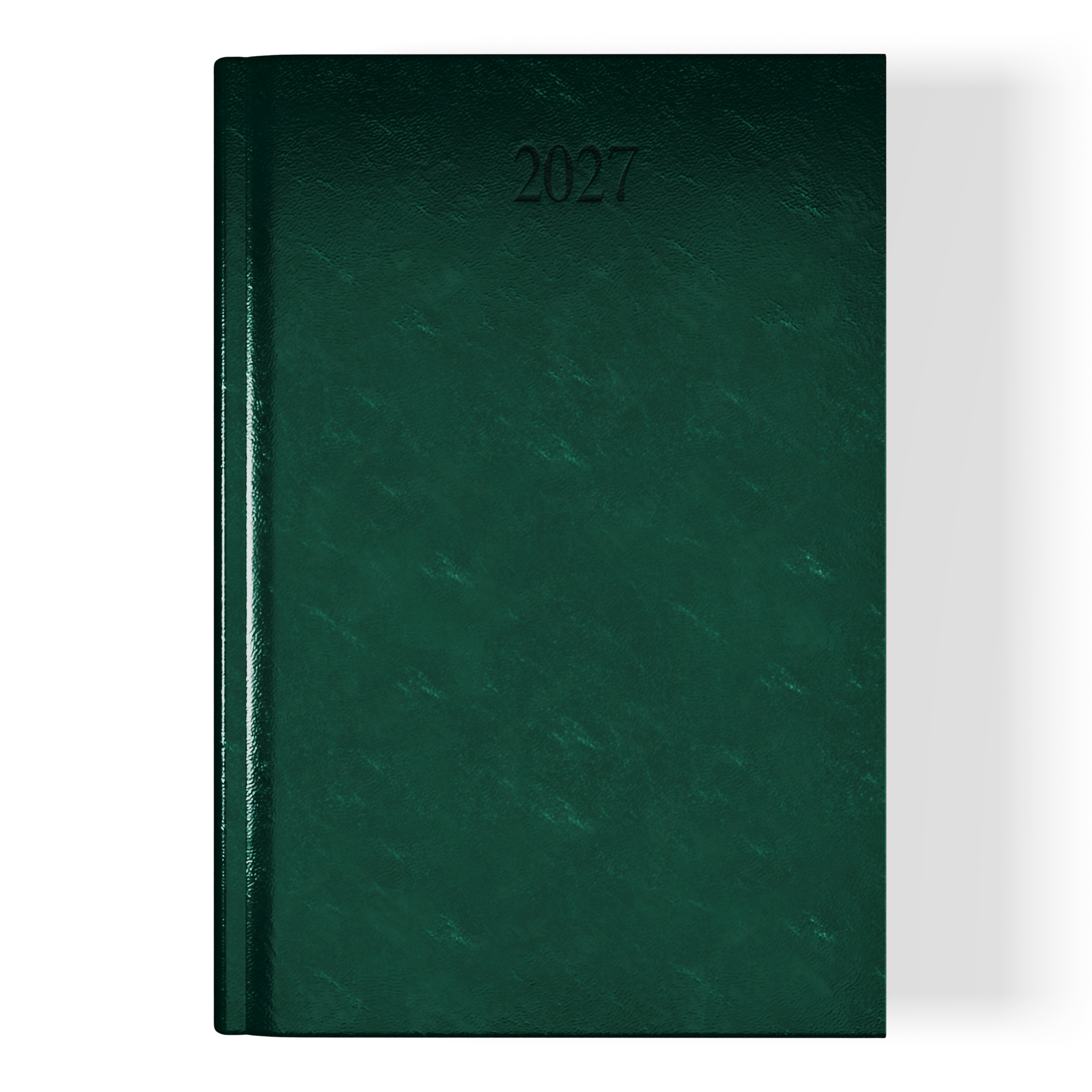 Richmond FineGrain A4 Desk Diary, Day Per Page, Green