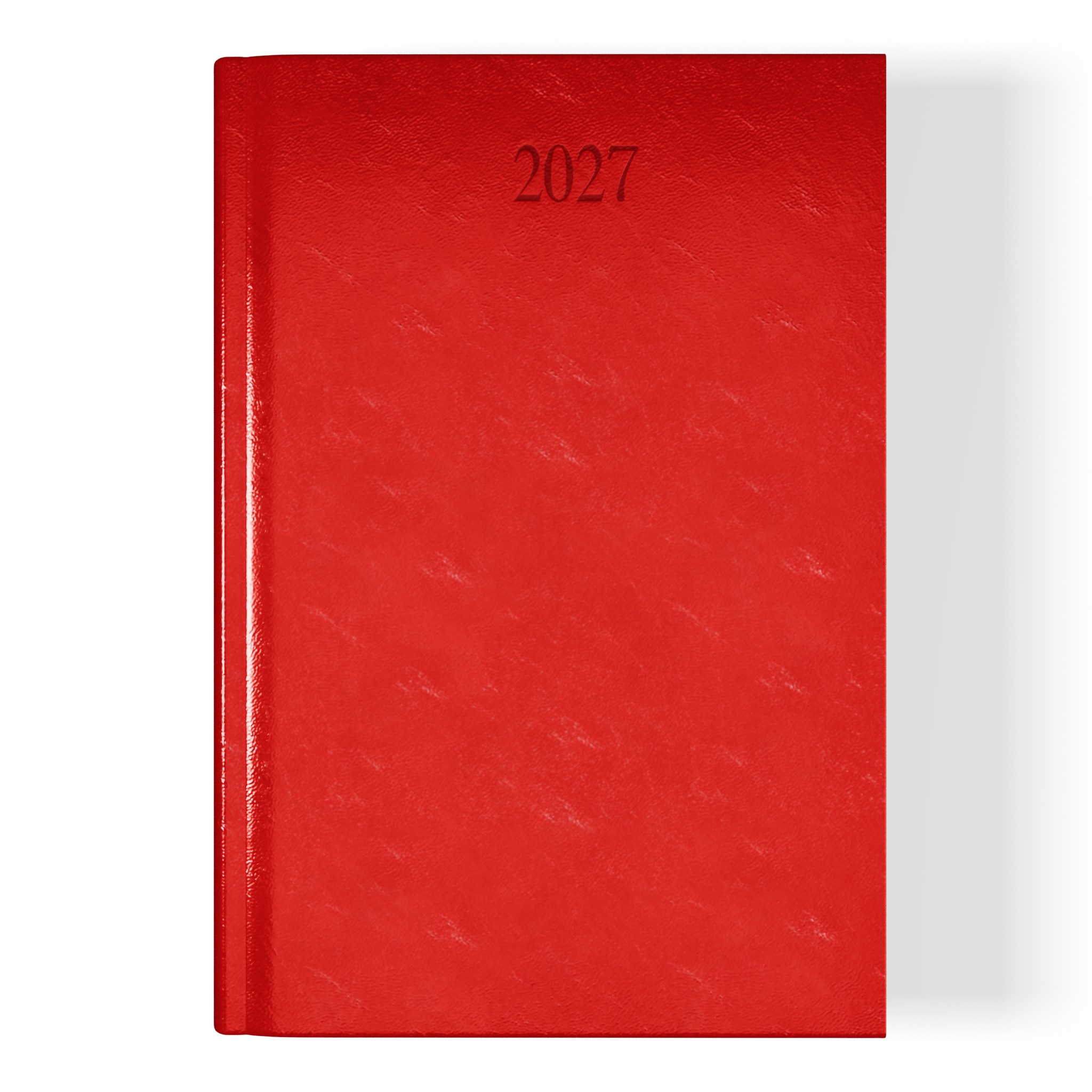Richmond FineGrain A4 Desk Diary, Day Per Page, Red
