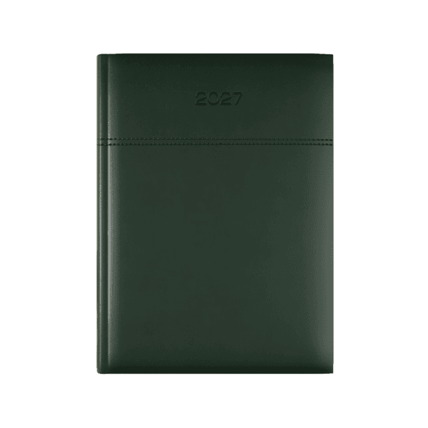 Dorchester Horizon A5 Desk Diary, Day Per Page, Green-Green