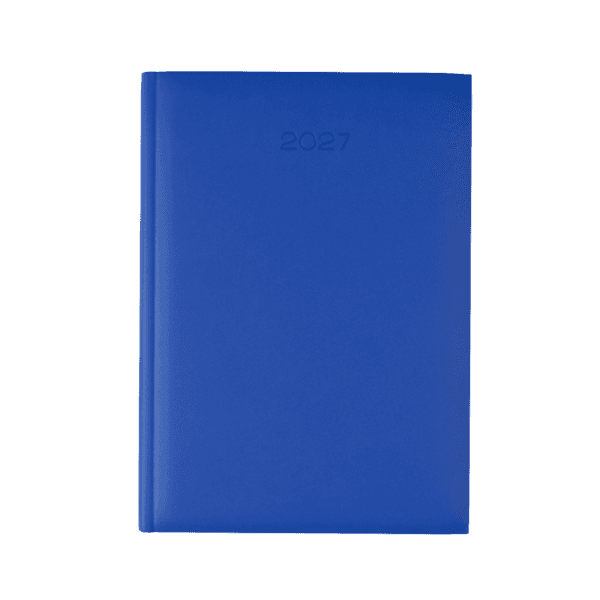Lewes SmoothGrain A4 Desk Diary, Day Per Page, Light Blue