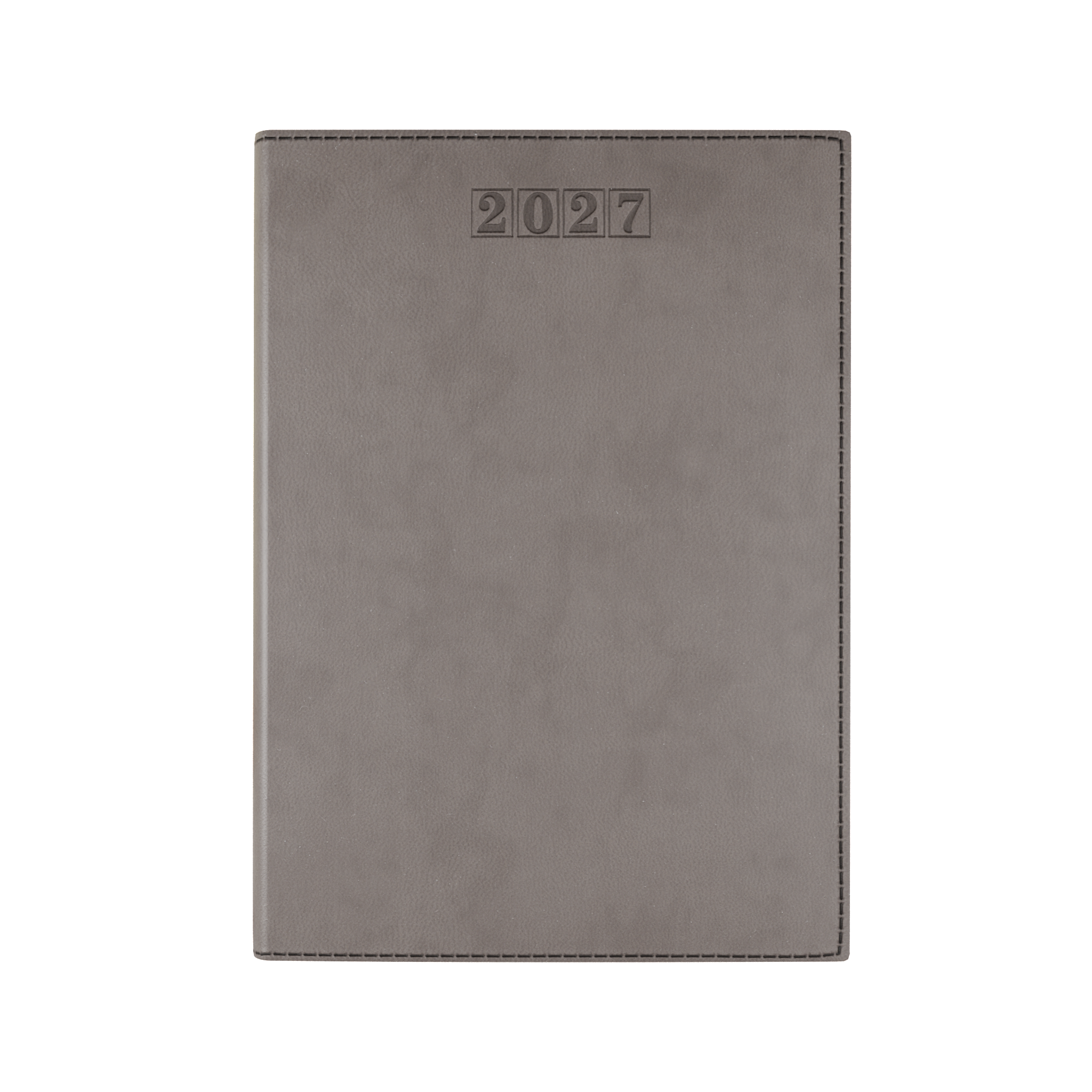 Dorchester NewHide A5 Desk Diary, Week To View, Grey