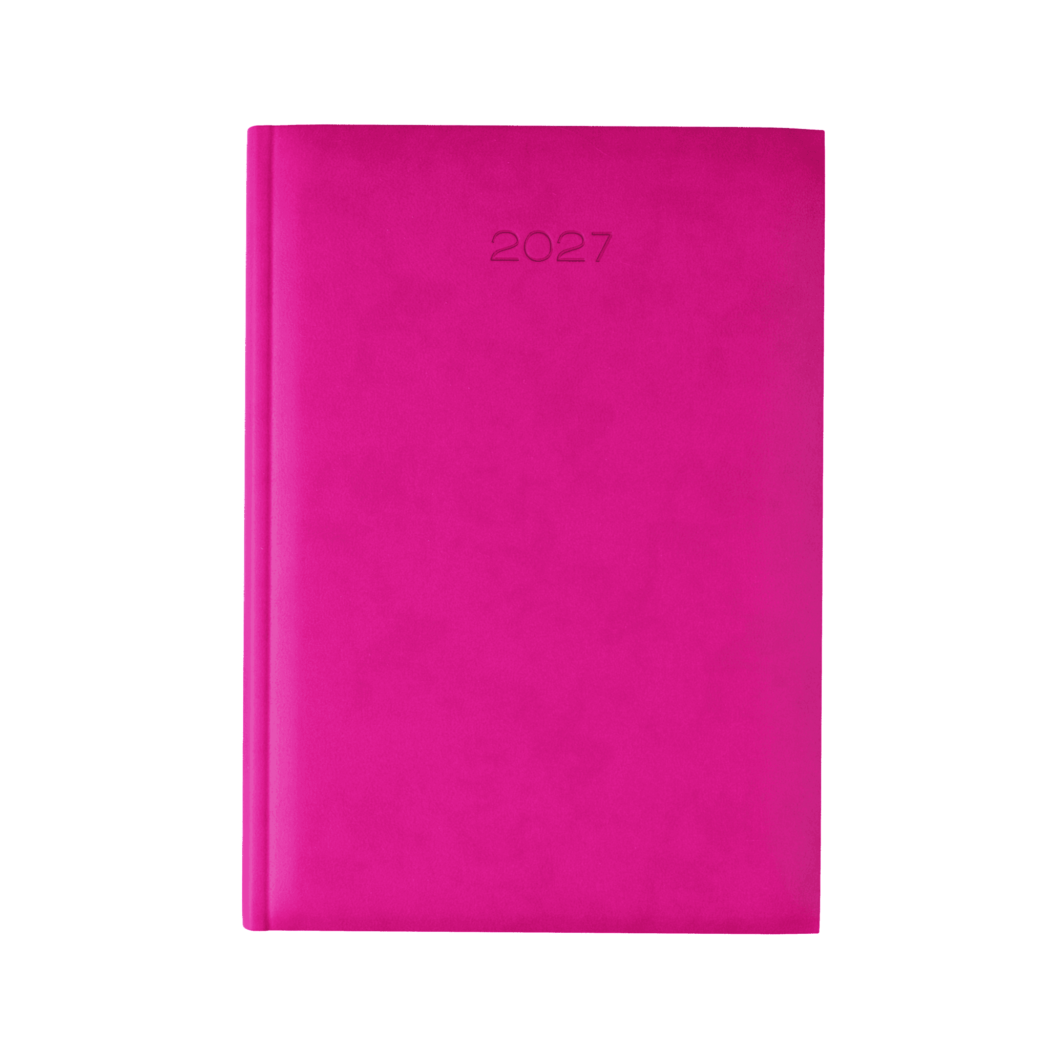Lewes SmoothGrain A4 Desk Diary, Day Per Page, Light Pink