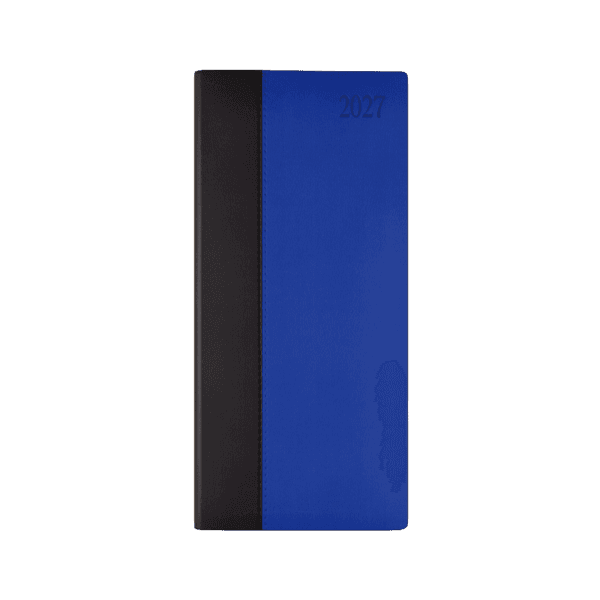 Dorchester Newhide Bicolor Pocket, Week to View, Blue- Royal blue