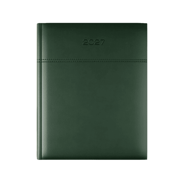 Dorchester Horizon Quarto Desk Diary, Week to View, Green-Green