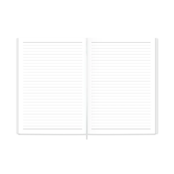 Lewes SmoothGrain A5 Notebook, Feint Ruled, Lime