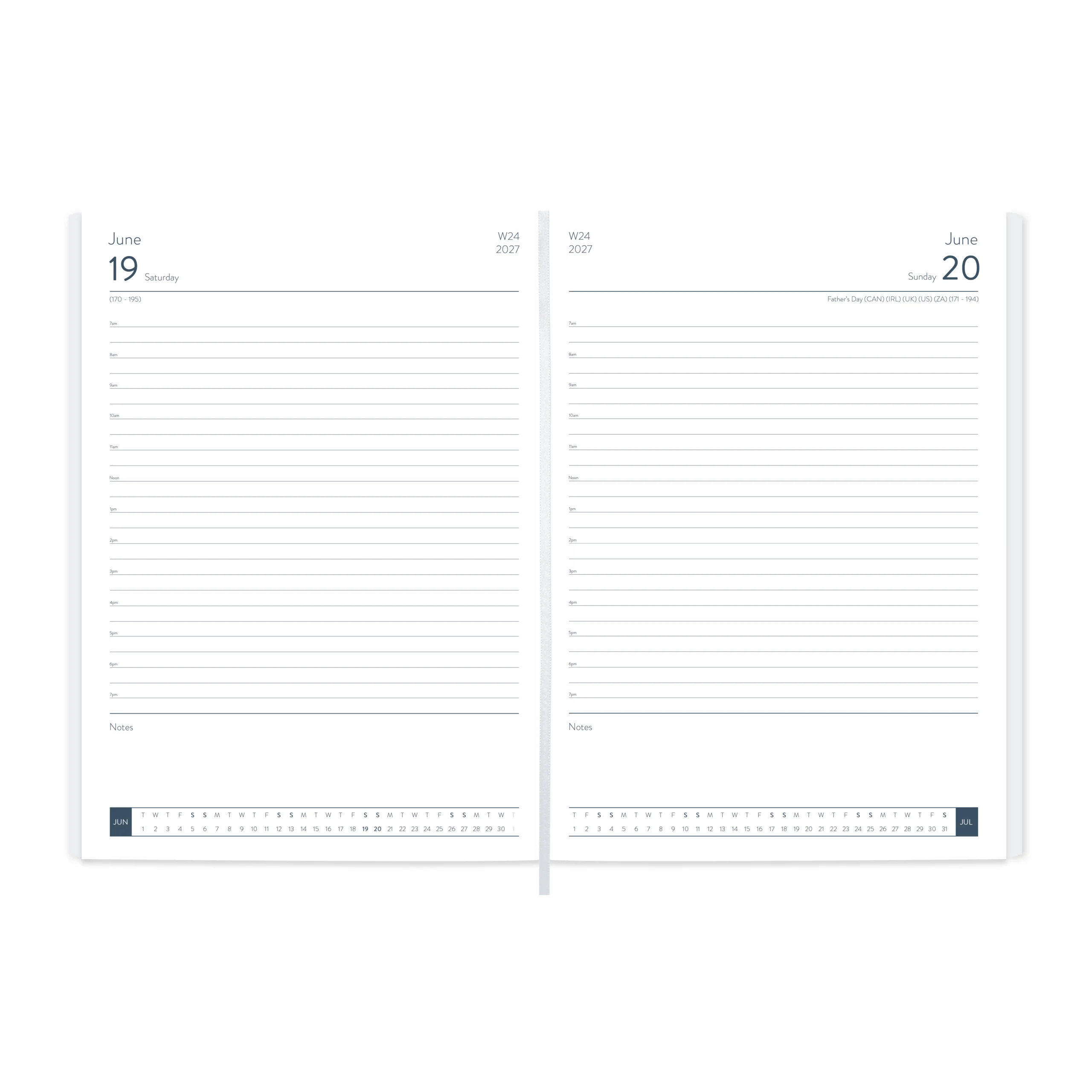 Graphic Prints A5 Diary, Day Per Page, Full Colour