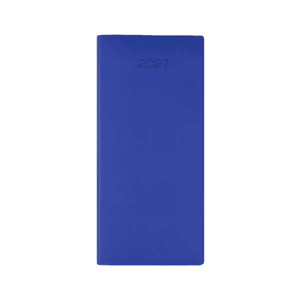 Lewes SmoothGrain Pocket, Week to View, Royal Blue