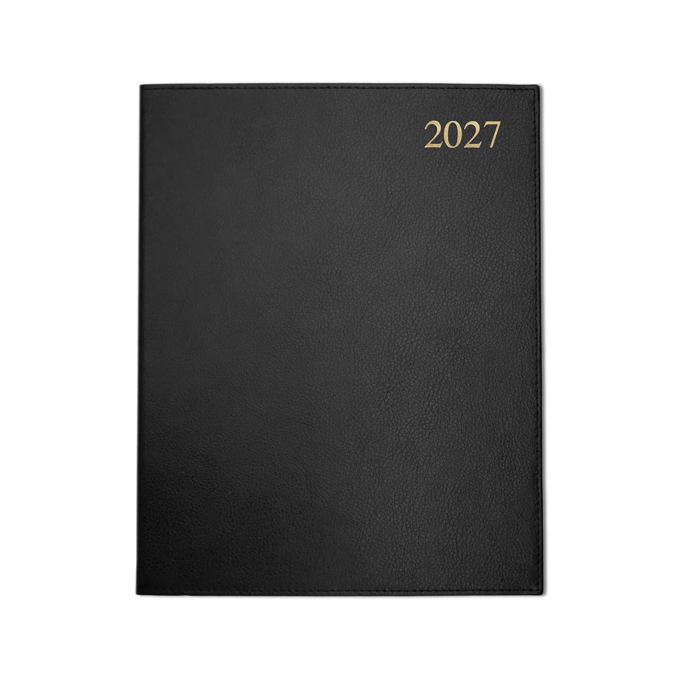 Chelsea Leather Quarto Diary, Week to View, Black