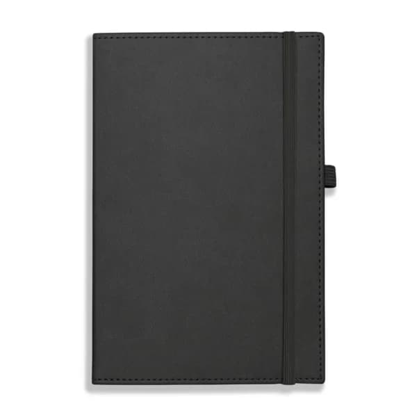 Dorchester A5 Notebook, Feint Ruled, Black