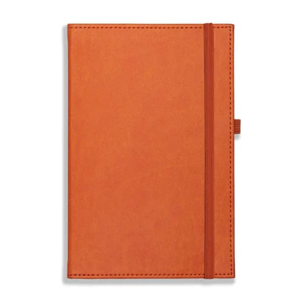 Dorchester A5 Notebook, Feint Ruled, Orange