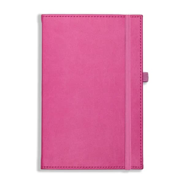 Dorchester A5 Notebook, Feint Ruled, Pink