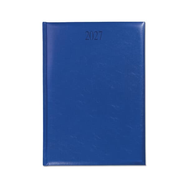Richmond A4 Desk Diary, Day Per Page, Blue