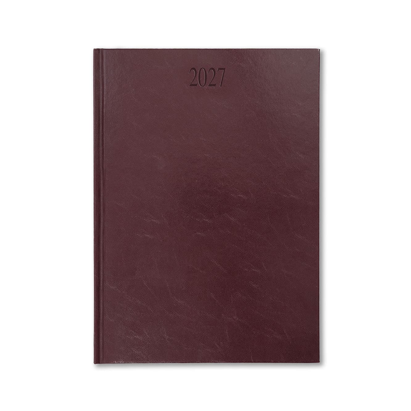 Richmond A4 Desk Diary, Day Per Page, Burgundy
