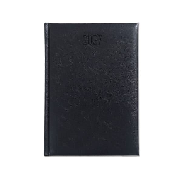 Richmond A5 Desk Diary, Day Per Page, Black