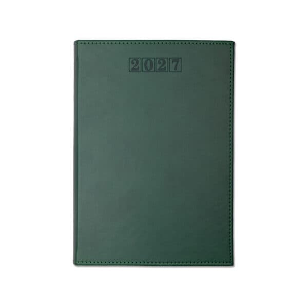 Dorchester A5 Desk Diary, Day Per Page, Green