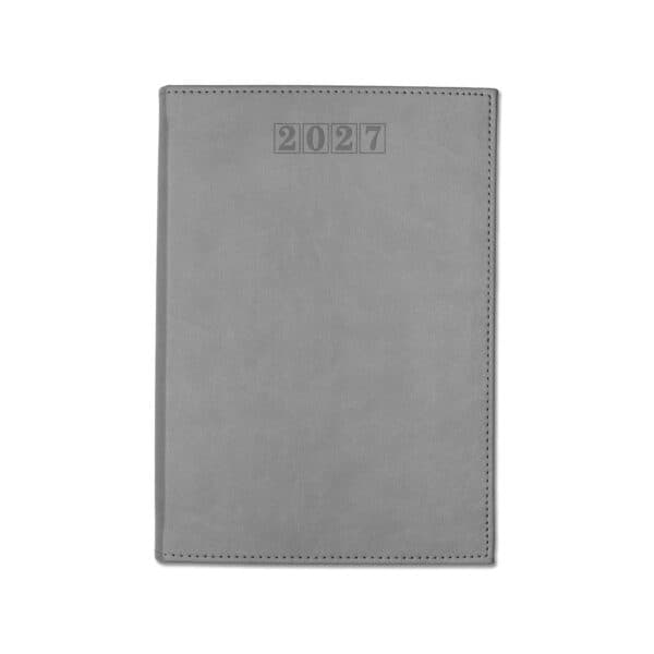Dorchester A5 Desk Diary, Day Per Page, Grey