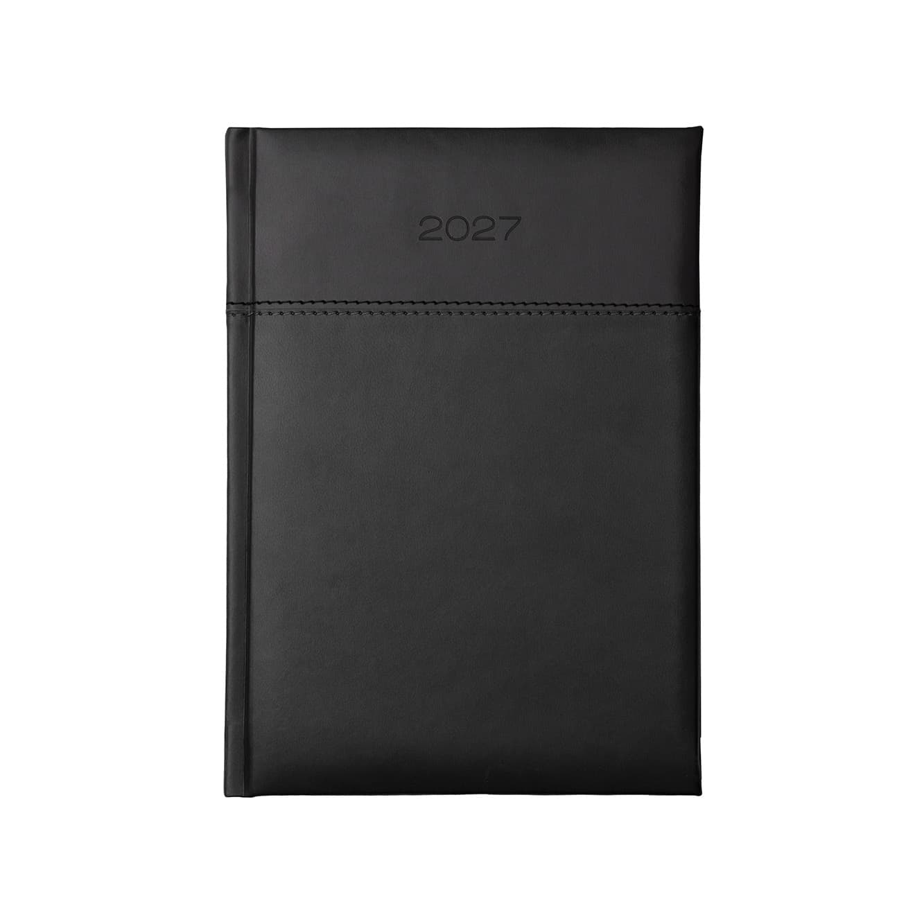 Dorchester Horizon A5 Desk Diary, Day Per Page, Black-Black