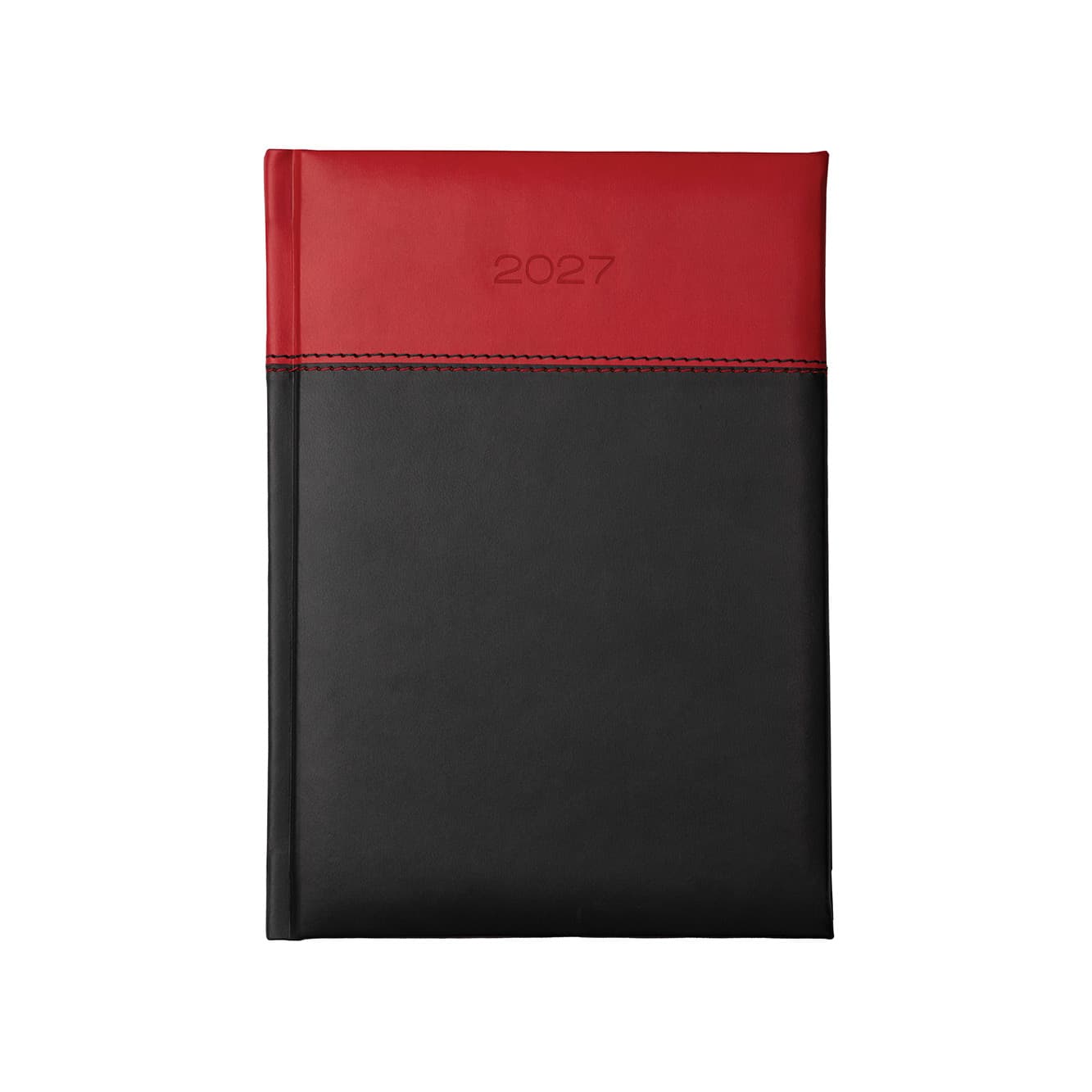 Dorchester Horizon A5 Desk Diary, Day Per Page, Black-Red