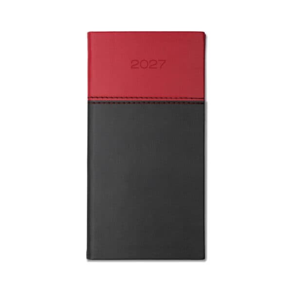 Dorchester Horizon Pocket Diary, Week to View, Black-Red