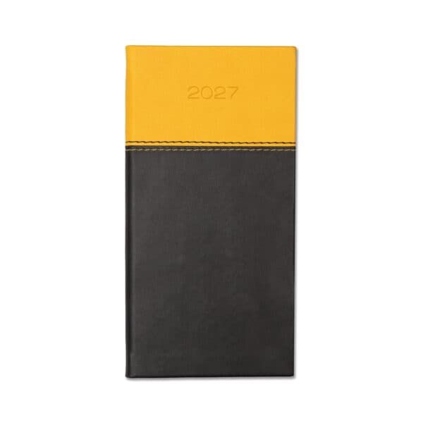 Dorchester Horizon Pocket Diary, Week to View, Black-Yellow