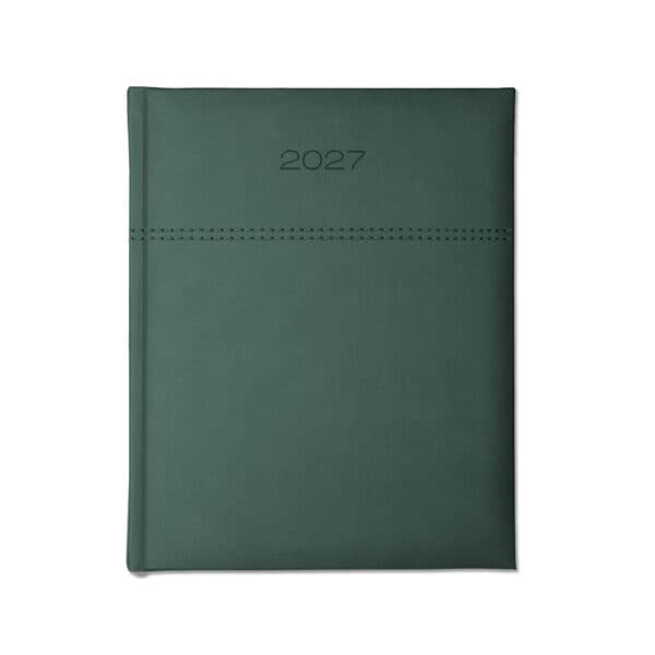 Dorchester Horizon Quarto Desk Diary, Week to View, Green-Green