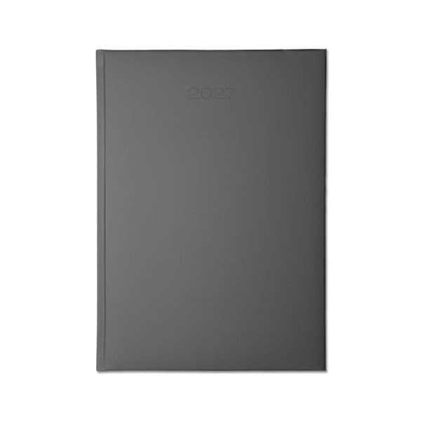 Lewes A4 Desk Diary, Day Per Page, Grey