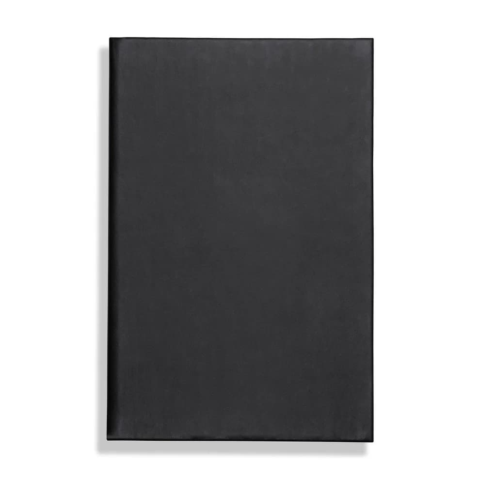 Apple Peel Eco, vegan / peel A5 Notebook, Feint Ruled, Black