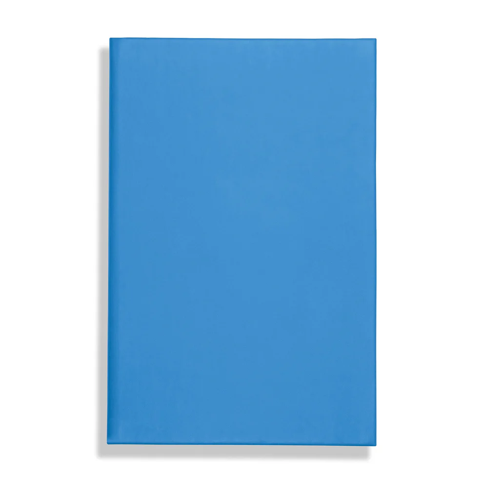 Apple Peel Eco, vegan / peel A5 Notebook, Feint Ruled, Light Blue