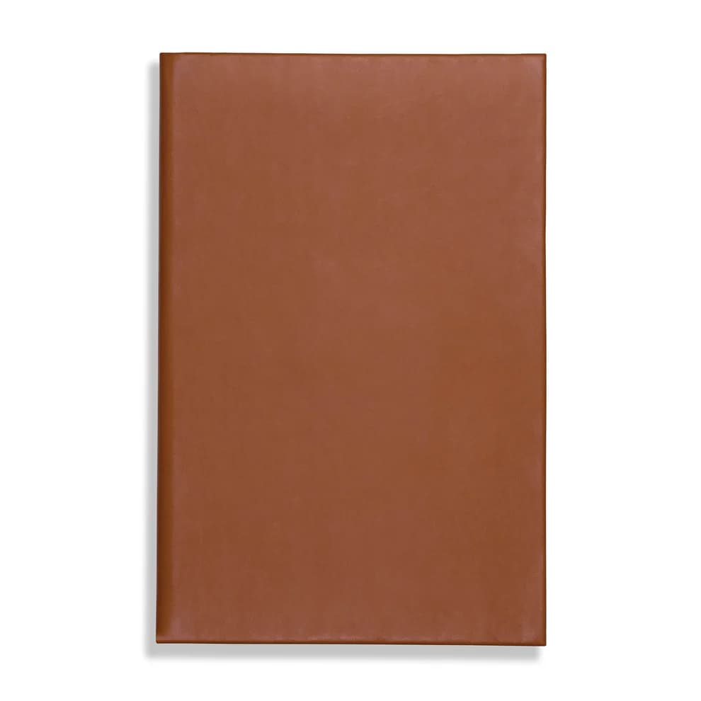 Apple Peel Eco, vegan / peel A5 Notebook, Feint Ruled, Tan