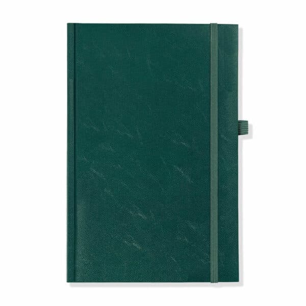 Richmond A5 Notebook, Feint Ruled, Green