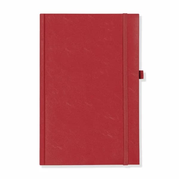 Richmond A5 Notebook, Feint Ruled, Red