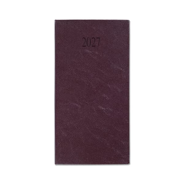 Richmond Pocket Diary, Week to View, Burgundy