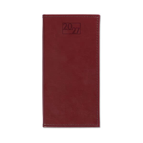 Harrogate Pocket Diary, Week to View, Burgundy