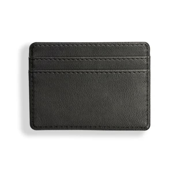 Chelsea Leather Slim Card Holder, Black