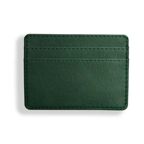 Chelsea Leather Slim Card Holder, Green