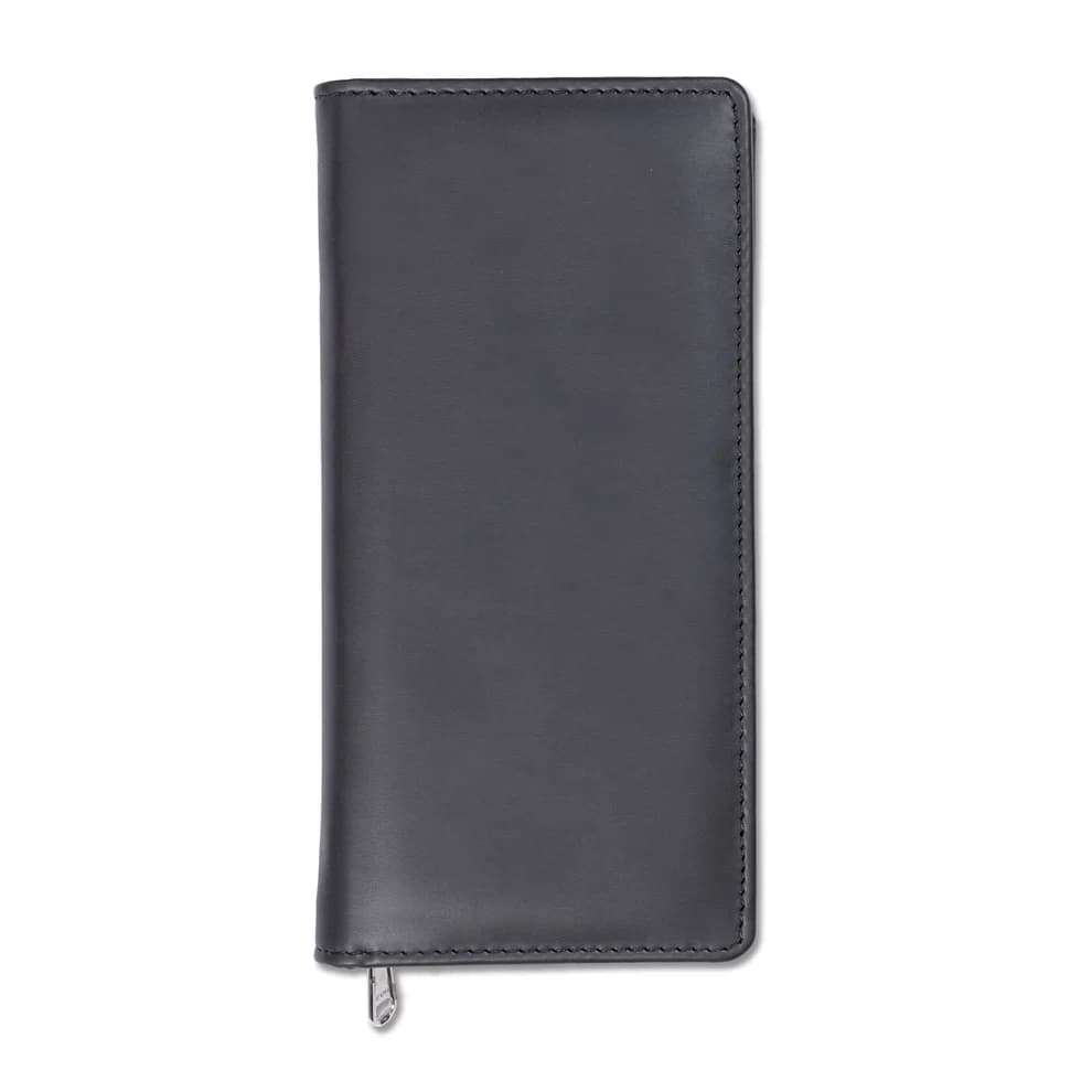Dorchester Collection Faux Leather Travel Wallet Black