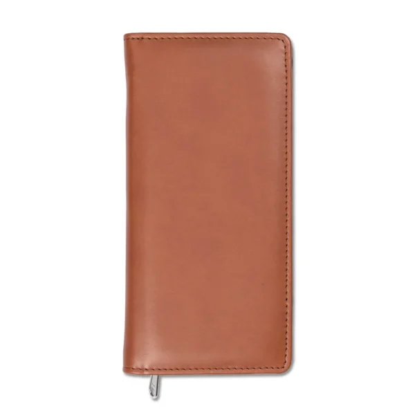 Dorchester Collection Faux Leather Travel Wallet Tan