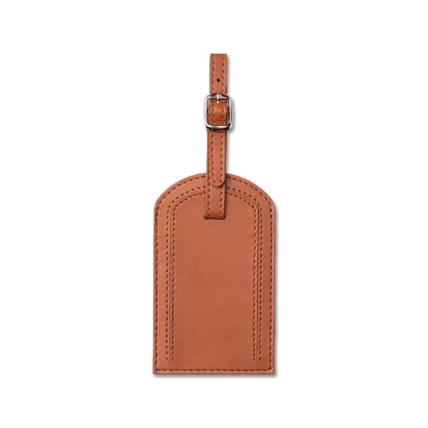 Dorchester Large Luggage Tag, Tan