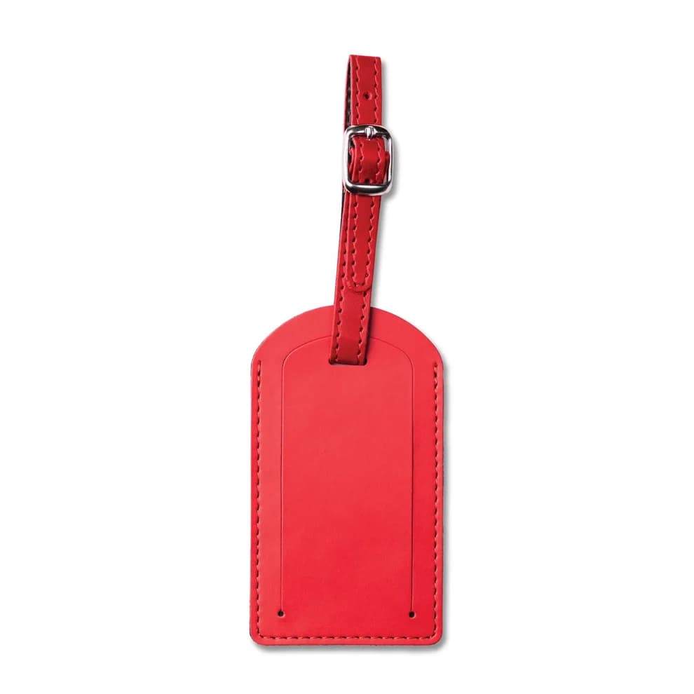 Dorchester Large Luggage Tag, Red