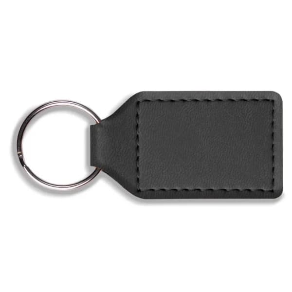 Dorchester Rectangle Key Fob, Black