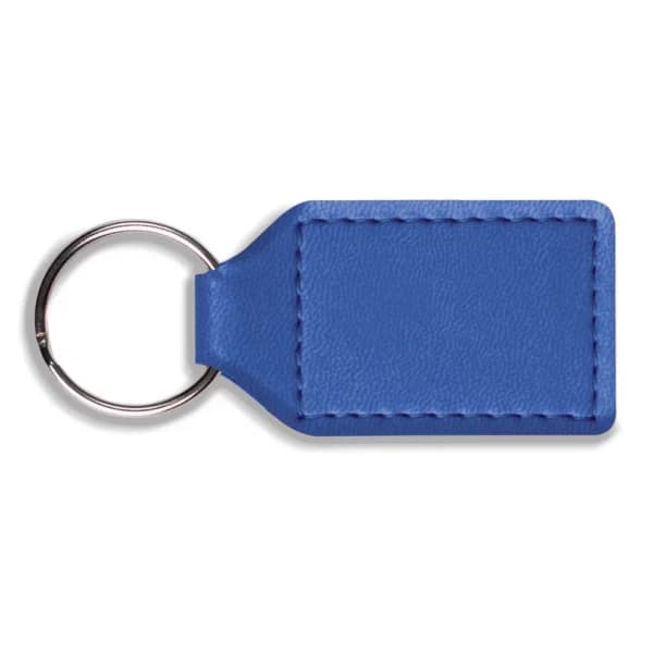 Dorchester Rectangle Key Fob, Blue