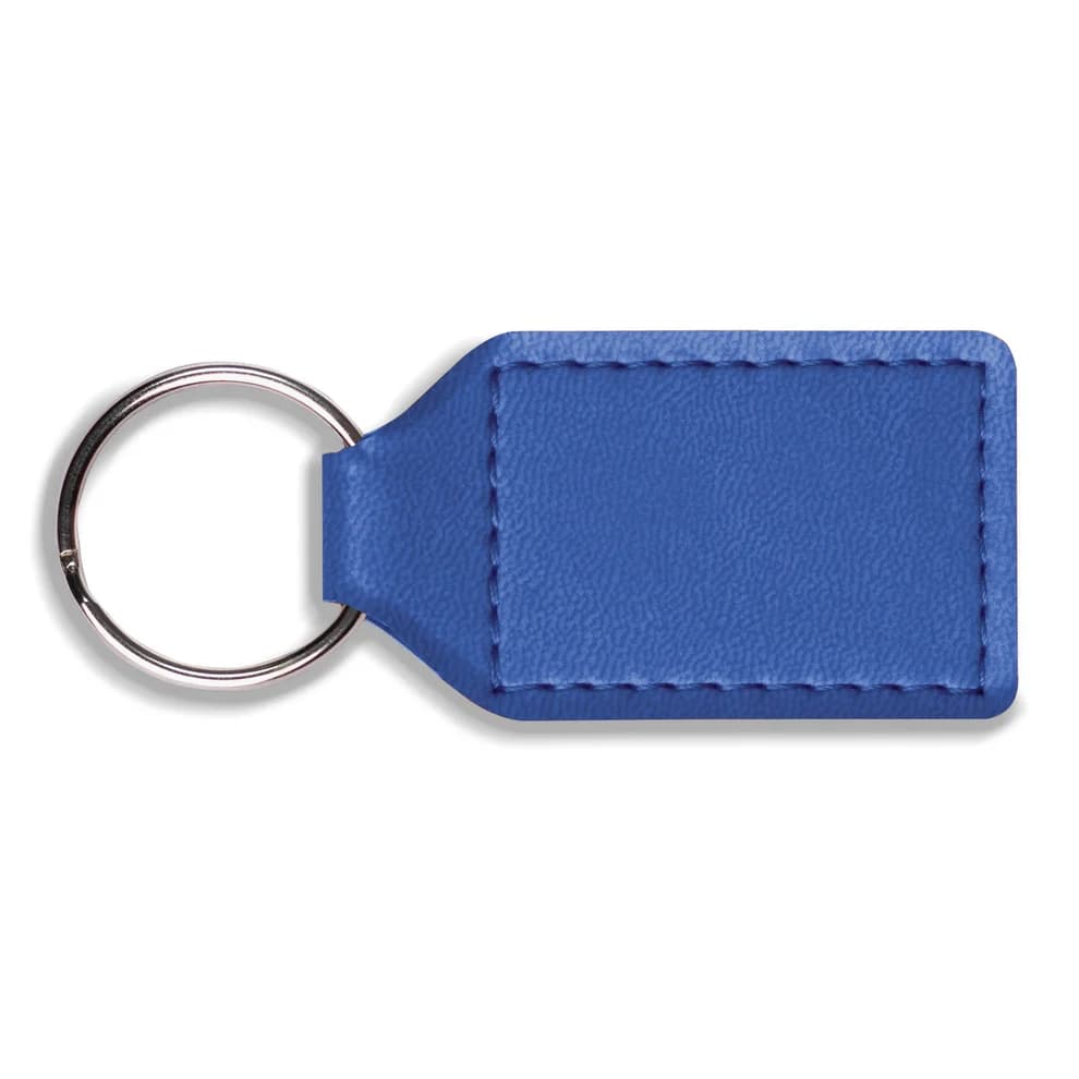 Dorchester Rectangle Key Fob, Blue