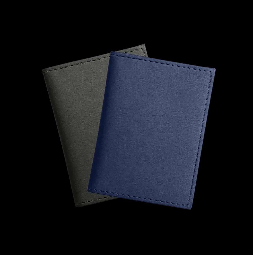 Windsor Hide Leather Multi Purpose Card Holder, Black