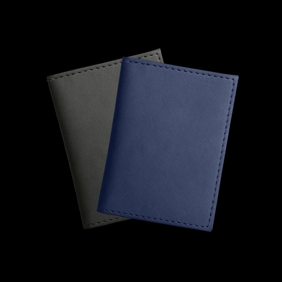 Windsor Hide Leather Multi Purpose Card Holder, Black
