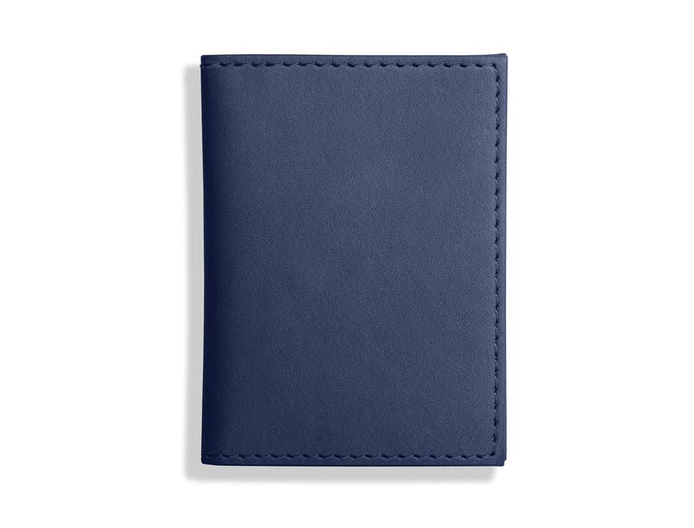 Windsor Collection Leather Multi Purpose Card Holder, Navy