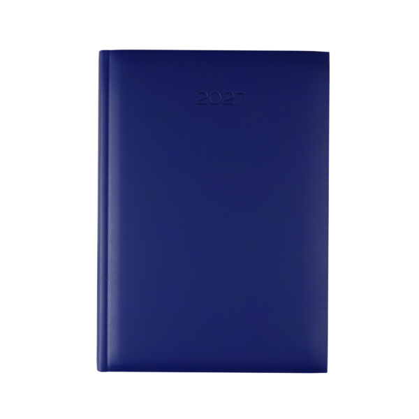 Lewes SmoothGrain A4 Garage Desk Diary, Day Per Page, Blue