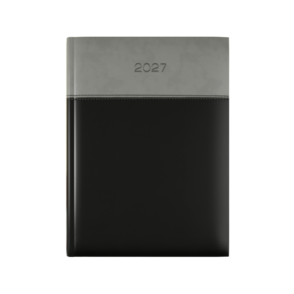 Dorchester Horizon A5 Desk, Week To View, Black-Grey