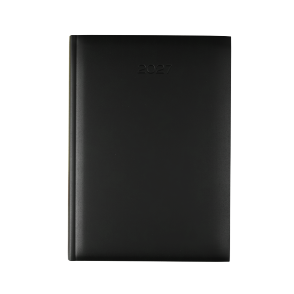 Lewes SmoothGrain A4 Garage Desk Diary, Day Per Page, Black